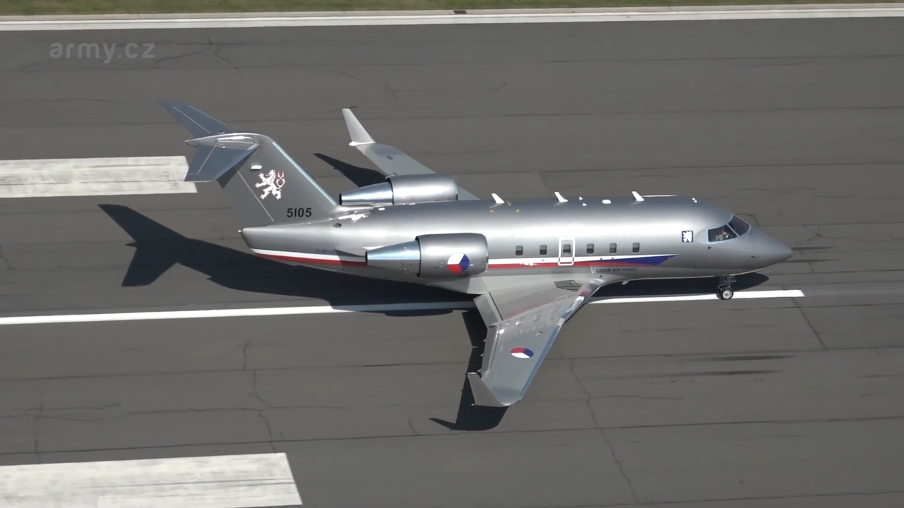 Canadair CL 601 Challenger rozlučkové video Military magazín Stream