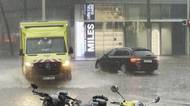 „Dostala jsem do obličeje." Hrozba záplav a krupobití s bouřkami nad Prahou